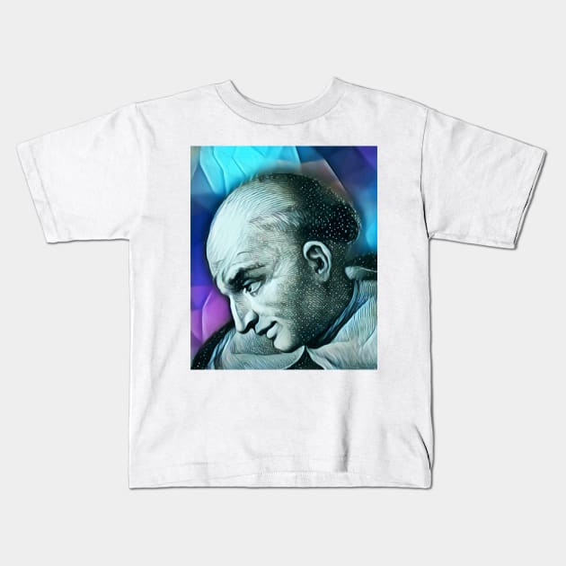 Bartolomé de las Casas Portrait | Bartolomé de las Casas Artwork 6 Kids T-Shirt by JustLit